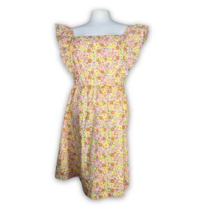 NWT Lost + Wander Sun Dance Bow-Back Mini Dress Pls Sz 2X Floral Cottagecore